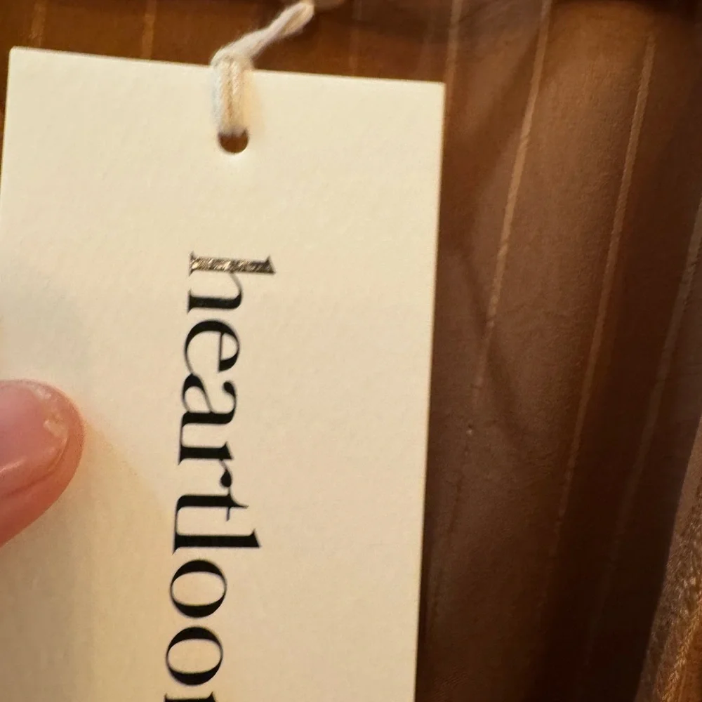 Heartloom Tan Long Sleeve Dress